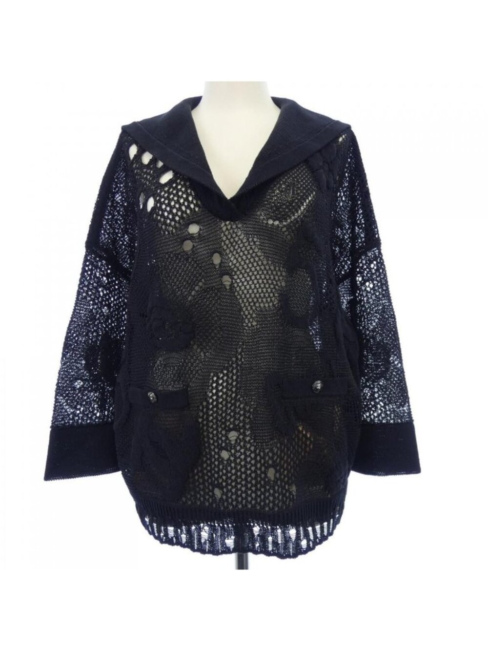 Chanel Knit Black 40 Top